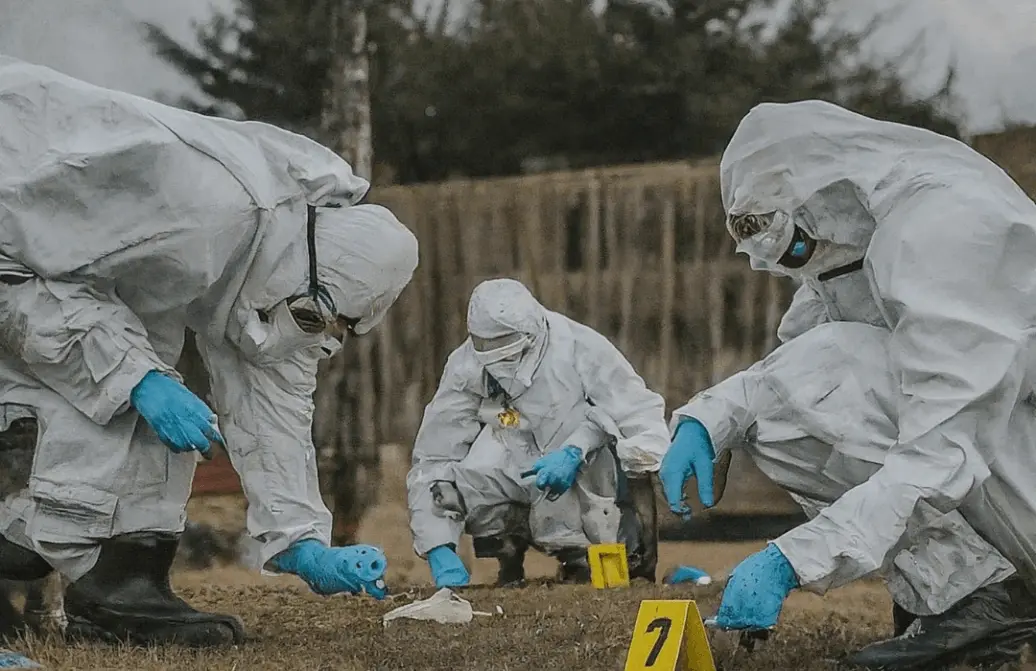 Crime Scene Cleanup Team in Action